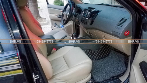 Thảm lót sàn ô tô 5D 6D Toyota Fortuner giá gốc tận xưởng, bảo hành trọn đời